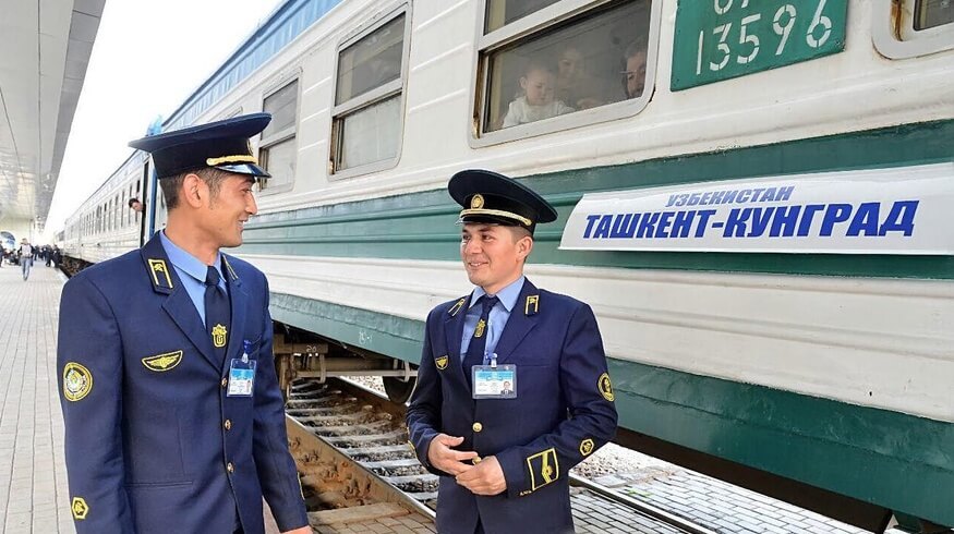 В Узбекистане запустили поезда в города России через новую ж/д линию